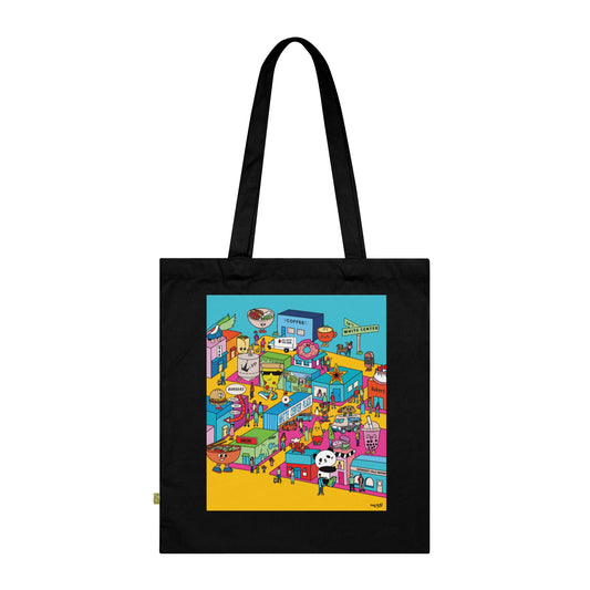 White Center Plaza Organic Cotton Tote Bag