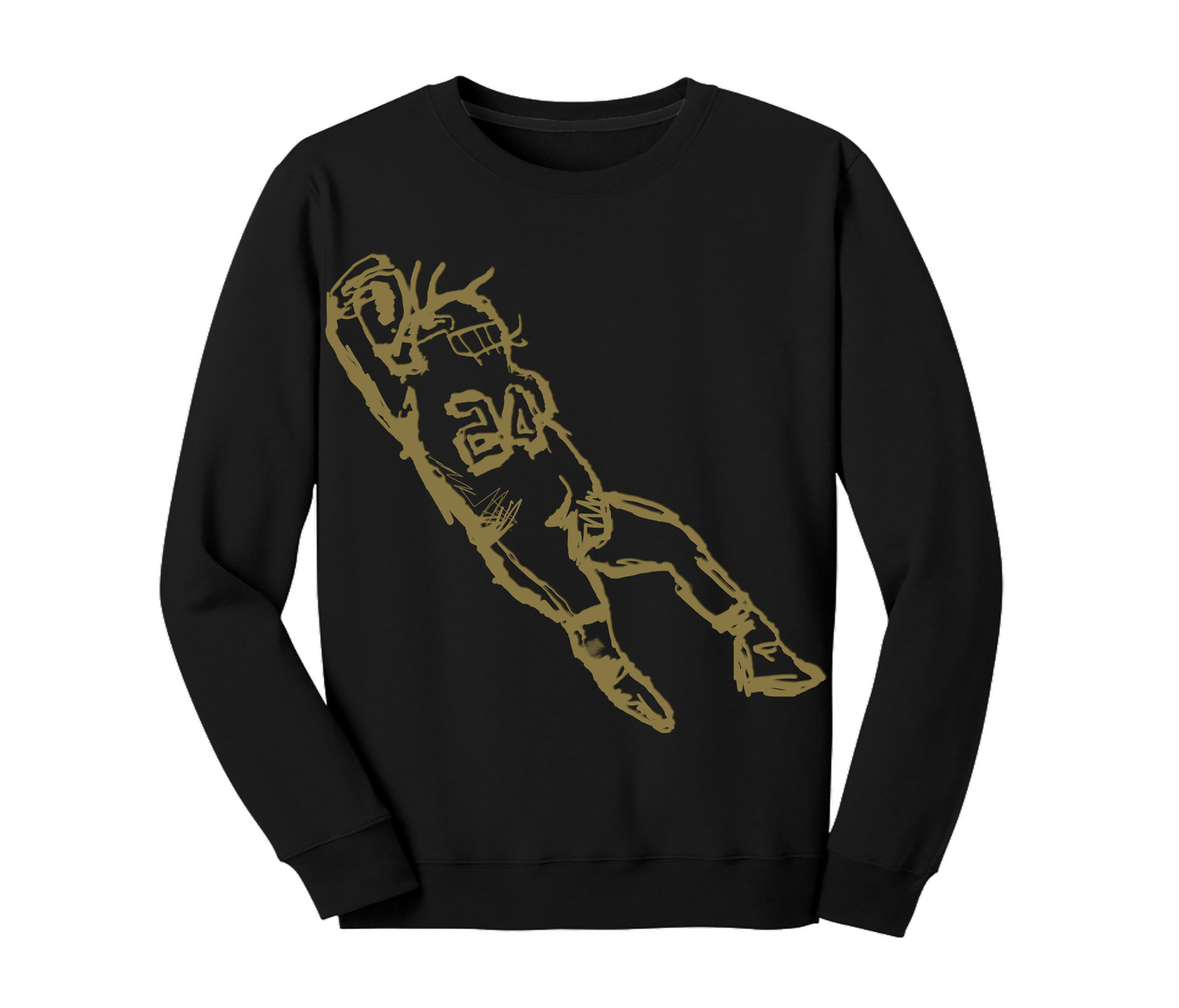 Beastquake Gold Crewneck Long Sleeve